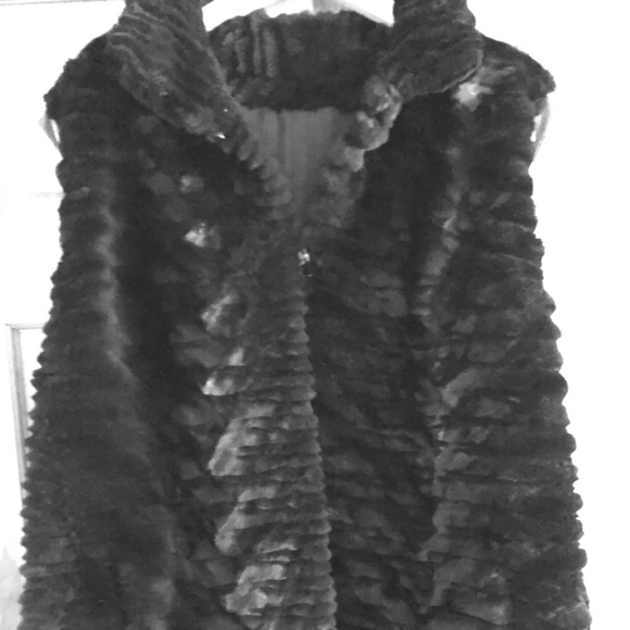 Jackets & Blazers - Fur blue fox fur